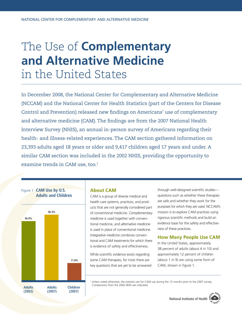 Uso della medicina alternativa in USA